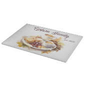 Herbstfrühstück Schneidebrett (Ecke)