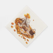 Herbstfrühstück Serviette (Ecke)