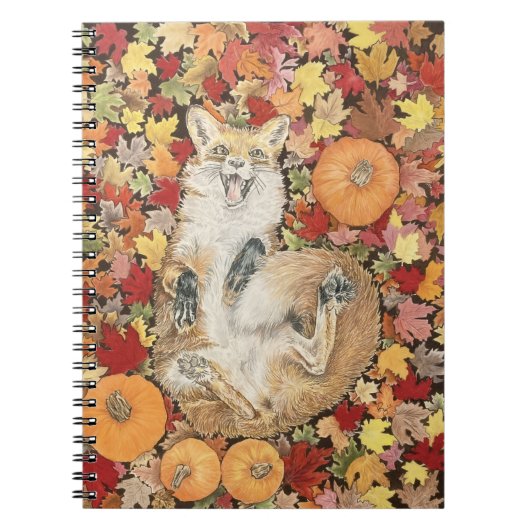 Herbstfuchs Notizblock (Vorderseite)
