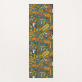 Herbstfüchse auf Kieferngrün Yogamatte (Vorderseite)