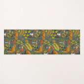 Herbstfüchse auf Kieferngrün Yogamatte (Vorderseite (Horizontal))