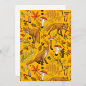 Herbstfüchse auf Orange (Vorne/Hinten)