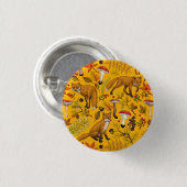 Herbstfüchse auf Orange Button (Vorne & Hinten)