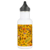 Herbstfüchse auf Orange Edelstahlflasche (Rechts)