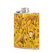 Herbstfüchse auf Orange Flachmann (Links)