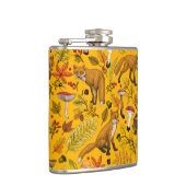 Herbstfüchse auf Orange Flachmann (Rechts)