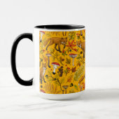 Herbstfüchse auf Orange Tasse (Links)