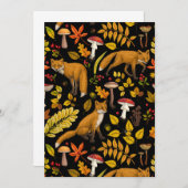 Herbstfüchse auf schwarz (Vorne/Hinten)