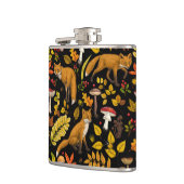 Herbstfüchse auf schwarz flachmann (Links)