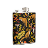 Herbstfüchse auf schwarz flachmann (Rechts)