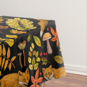 Herbstfüchse auf schwarz tischdecke (Beispiel)