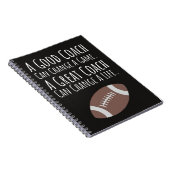 Herbstfußball-Coach-Geschenke Dankeschön vom Team Notizblock (Rechte Seite)