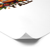 Herbstfußball ist Herbst Y Poster (Ecke)