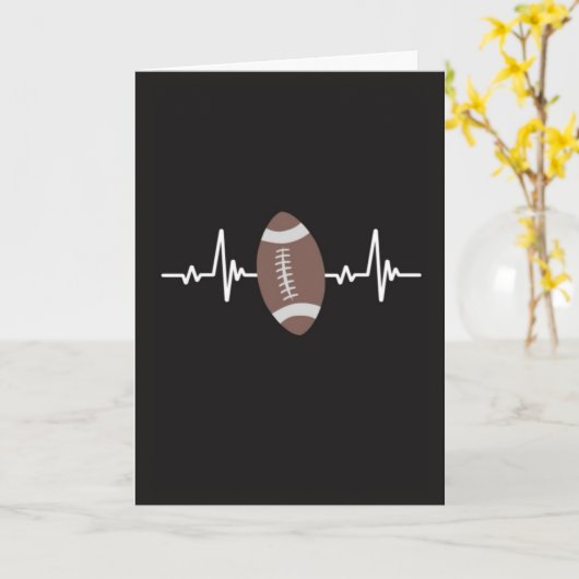 Herbstfußkarten für seine Sportjungen Kinder Karte (Gelbe Blume)