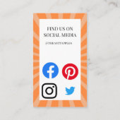 Herbstfuttermarkt Visitenkarte (Rückseite)