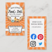 Herbstfuttermarkt Visitenkarte (Vorne/Hinten)