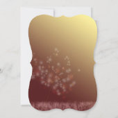 Herbstgalm Hochzeitessen Probe Einladung (Rückseite)