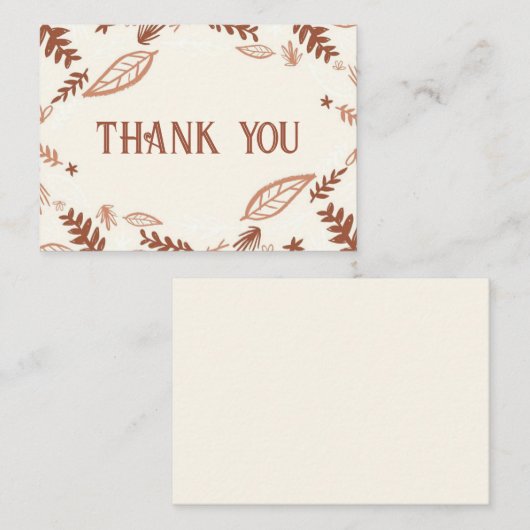 Herbstgänge fallen dank Karten (Vorne/Hinten)