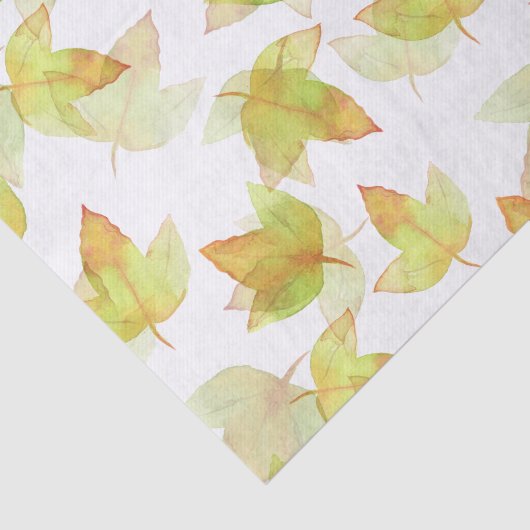 Herbstgänge fallen, Herbstfarben Seidenpapier (Ausschnitt)