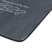 Herbstgänge fallen wie Stücke herunter Schneidebrett (Ecke)