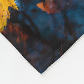 Herbstgänge in der Wasserszene Fleecedecke (Ecke)