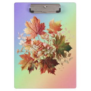 Herbstgänge und Blume im Herbst Bouquet Art Klemmbrett
