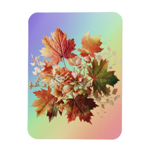 Herbstgänge und Blume im Herbst Bouquet Art Magnet