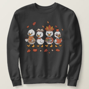 Herbstgans Lehrer Kindergarten Vorschule Buch Sweatshirt