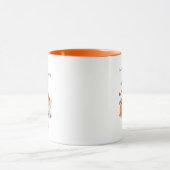 Herbstgans Whimsical Farmhouse Kaffee Tasse (Zentrum)