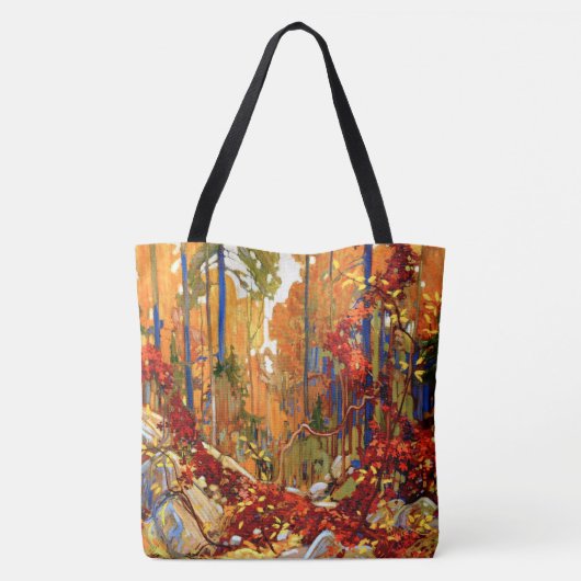 Herbstgarland, schönes Gemälde von Tom Thomson Tasche (Rückseite)