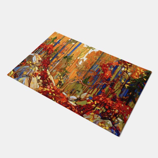 Herbstgarten, berühmtes Gemälde, Fußmatte (Schrägansicht)