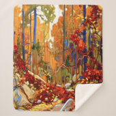 Herbstgarten, berühmtes Gemälde, Sherpadecke (Vorderseite)