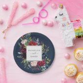 Herbstgarten | Blue Wedding Pappteller (Party)