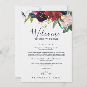 Herbstgarten Burgund Begrüßungsschreiben und Strec