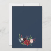 Herbstgarten | Burgund Probe Dinner Einladung (Rückseite)