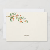 Herbstgarten Einladung (Rückseite)