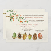 Herbstgarten Einladung (Vorne/Hinten)