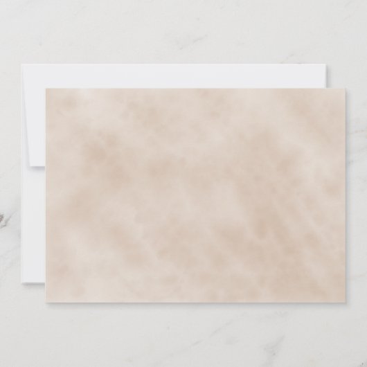 Herbstgarten Herbst Wasserfarben Blume Kinderdusch Einladung (Rückseite)