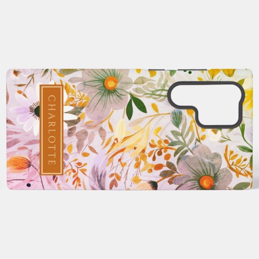 Herbstgarten Hütte Samsung Galaxy Hülle (Rückseite (Horizontal))