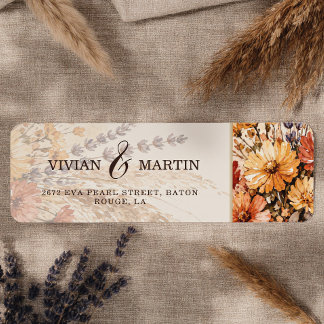Herbstgarten in voller Blütenpracht Hochzeitsadres