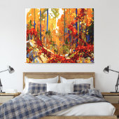 Herbstgarten, Kunst von Tom Thomson, Leinwanddruck (Insitu (Schlafzimmer))