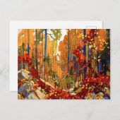 Herbstgarten, Kunst von Tom Thomson, Postkarte (Vorne/Hinten)