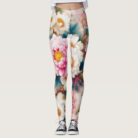 Herbstgärten Leggings (Vorderseite)