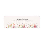 Herbstgarten mit Libellen-Hochzeitsadresse (Vorne)