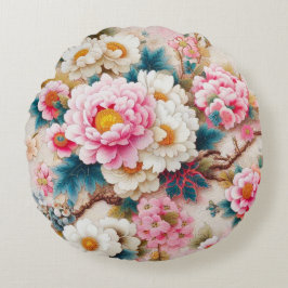 Herbstgärten Rundes Kissen