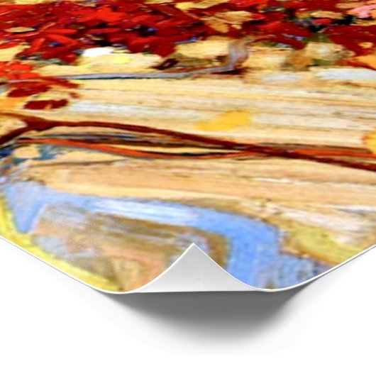 Herbstgarten, schöne Kunst von Tom Thomson Poster (Ecke)