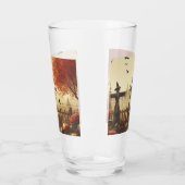 Herbstgarten und Schaukel Glas (Links)