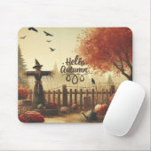 Herbstgarten und Schaukel Mousepad (Mit Mouse)