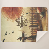 Herbstgarten und Schaukel Sherpadecke (Vorderseite (Horizontal))