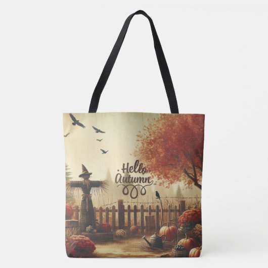 Herbstgarten und Schaukel Tasche (Vorderseite)
